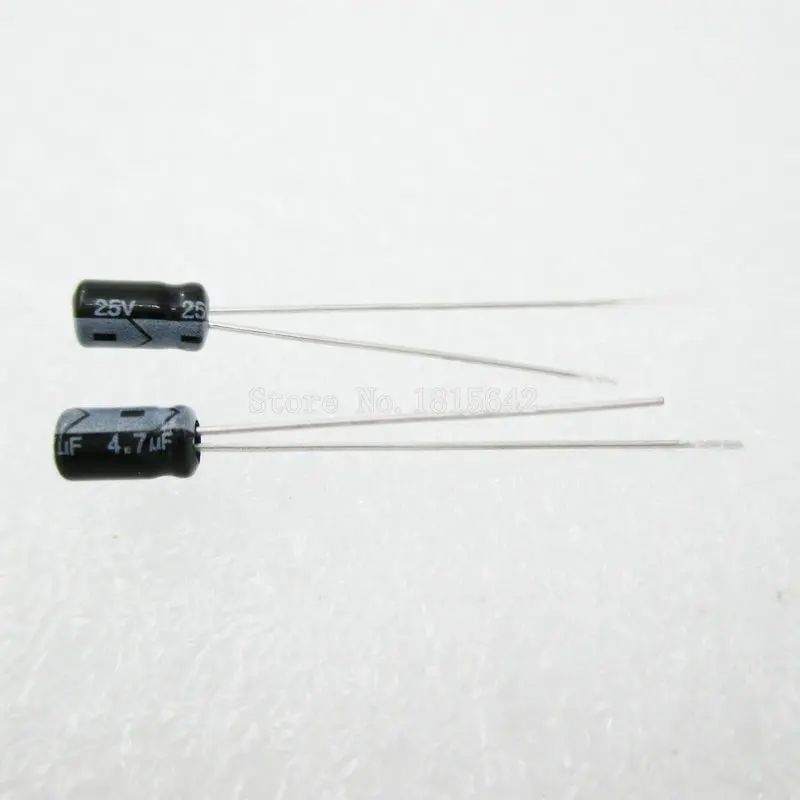 

20PCS/LOT 4.7uF 25V Aluminum electrolytic capacitor 3*5 Electrolytic Capacitor 25v 4.7uf