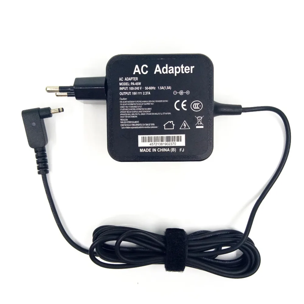 19V 2.37A 3.0*1.1mm 45W Laptop Charger For Asus Zenbook UX21 UX21E UX31
