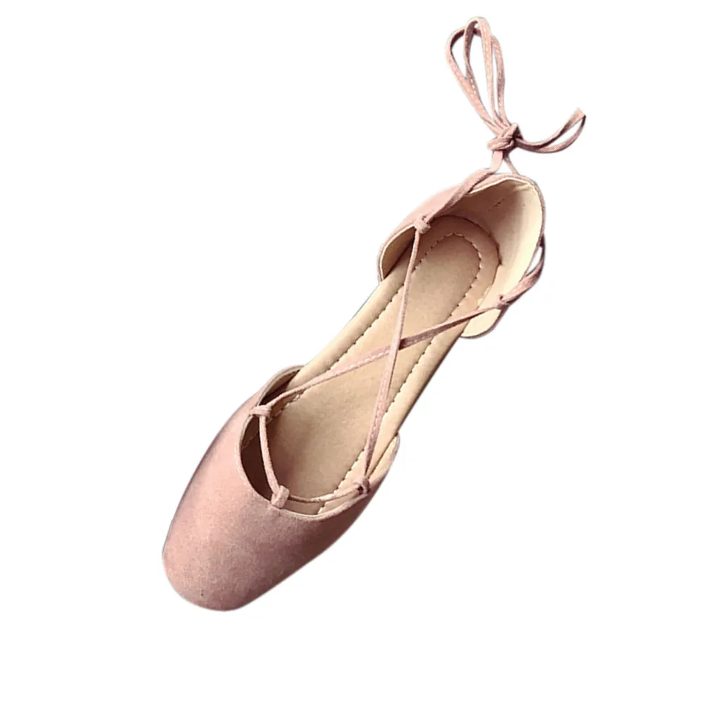 

MUQGEW Women Roman Shallow Mouth Flat Shoes Cross Strap Bandage Base Sandals Shoes For Spring Autumn Size 35-40 #1130
