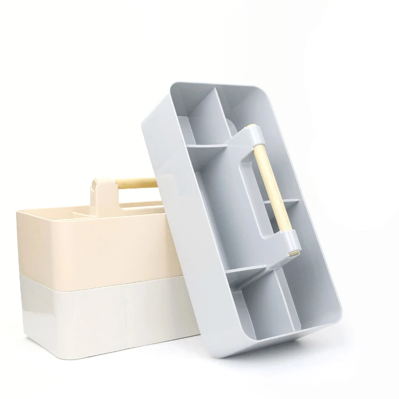 

1PC Multi-Table Storage Box Multi-functional Categories Desktop Storage Boxes Fit Home Desk Plastic Storage Basket