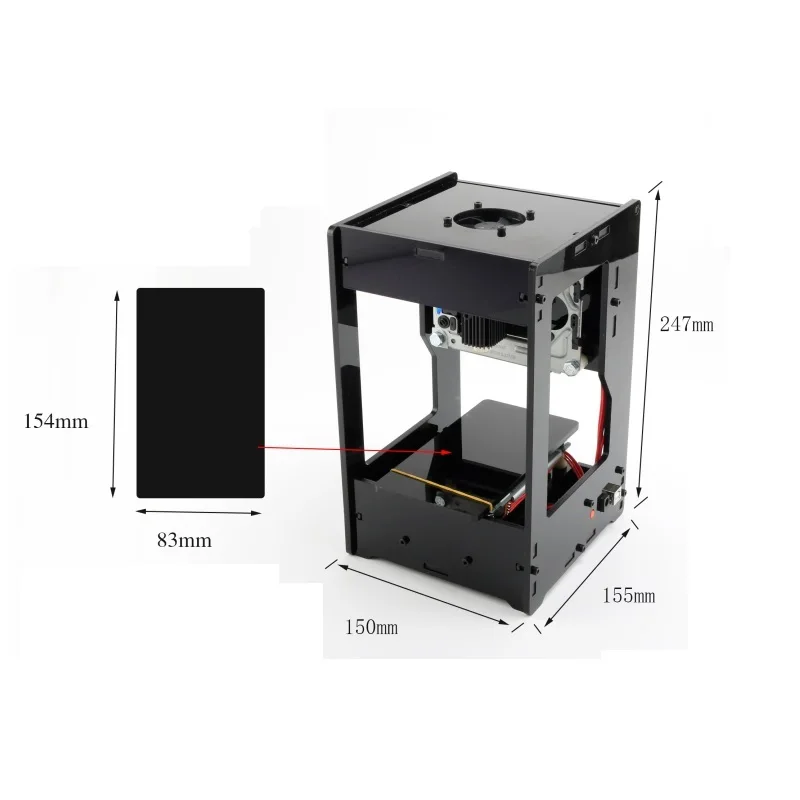 DIY Laser Engraving Machine label marking machine 1000mw wireless bluetooth support All windows system