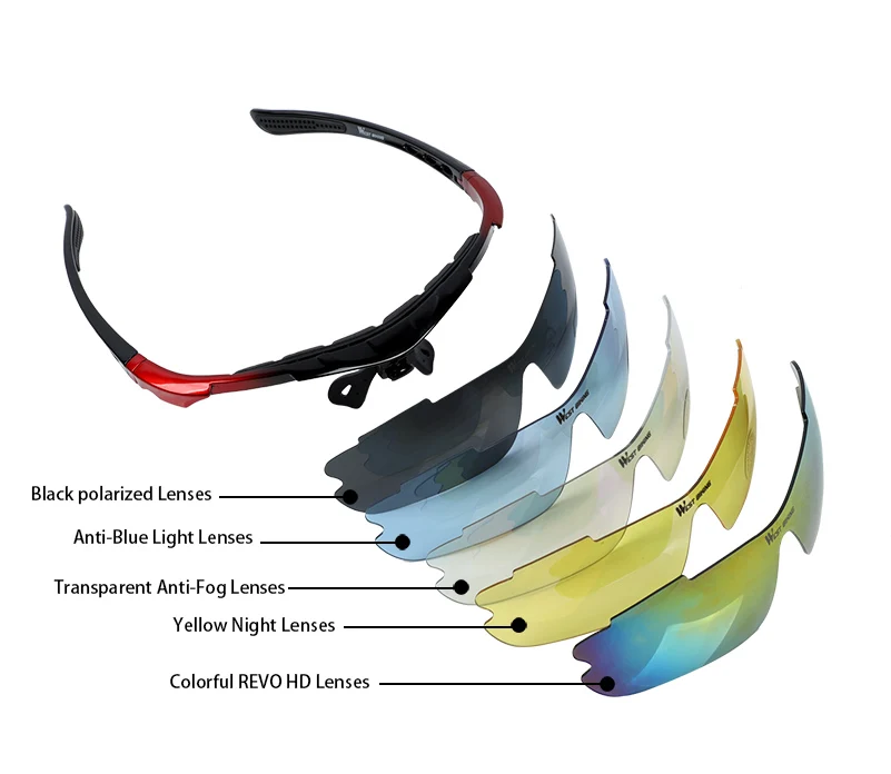 Windproof Anti-fog Polarized Cycling Glasses