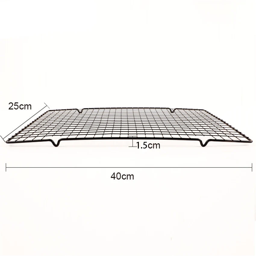 Лидер продаж 1 шт. углерода Сталь антипригарным охлаждения стойки сетки противень для печенья пирог хлеб торт Решетка для выпекания