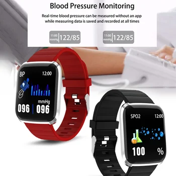 

Smart Watch 116 PRO BT Color Screen Sport Fitness Tracker Heart Rate Sleep Monitor Call Reminder IP67 Waterproof Smartwatch