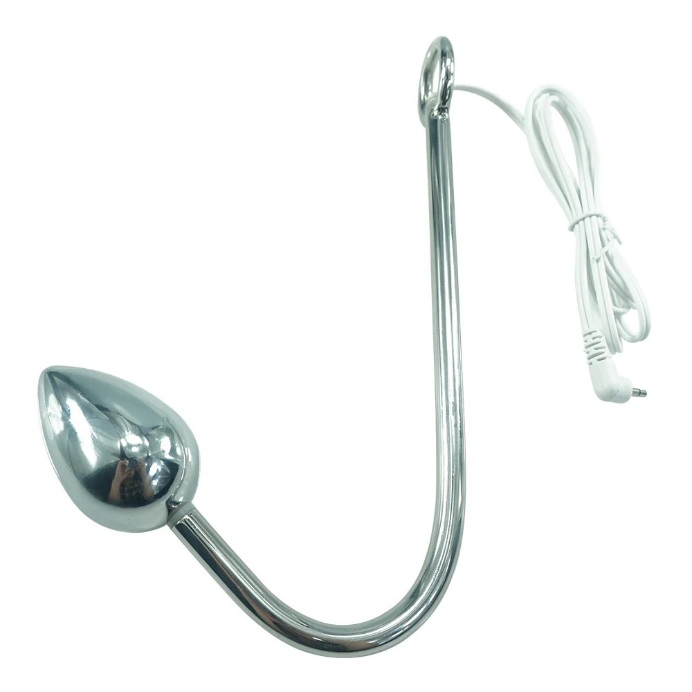 Billig Neue Electro welle physikalische schock anal haken perlen stecker ring massager elektrische stimulation medizinische therapie gerät sex spielzeug