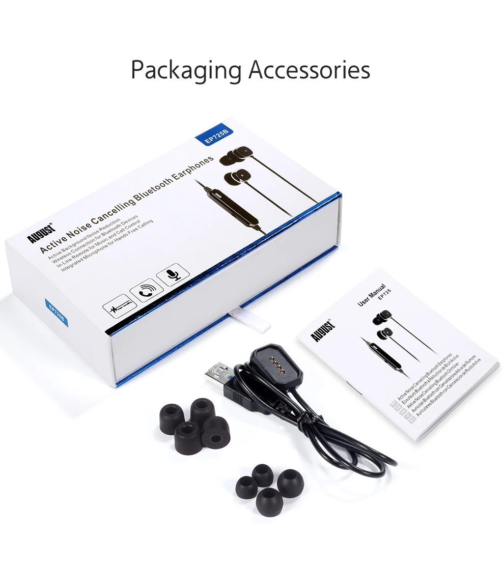 August EP725 Wireless Sport Earphones