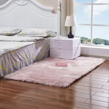 См 60x120 см мягкий лохматый ковер для гостиной спальня Европейский дом теплый плюшевый напольные коврики пушистые коврики детская комната искусственный мех области ковер