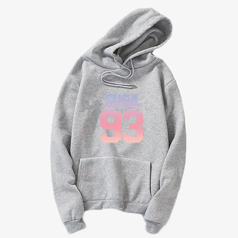 Kpop Bangtan Boys JUNGKOOK SUGA JHOPE V Jimin jin J HOPE с одинаковыми буквами, suga 93 jung kook 97 худи kpop - Цвет: hoody 04