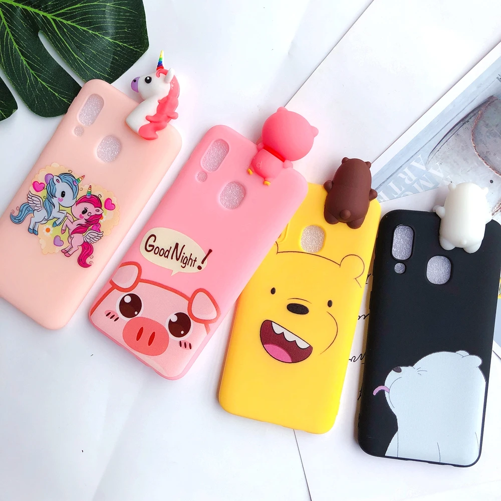 M10 M20 3D Case for Samsung M10 M20 M30 Case Kawaii Bear Unicorn Silicone Cover for Fundas Samsung Galaxy M10 M20 M30 Phone Case M10 M20 3D Case for Samsung M10 M20 M30 Case Kawaii Bear Unicorn Silicone Cover for Fundas Samsung Galaxy M10 M20 M30 Phone Case