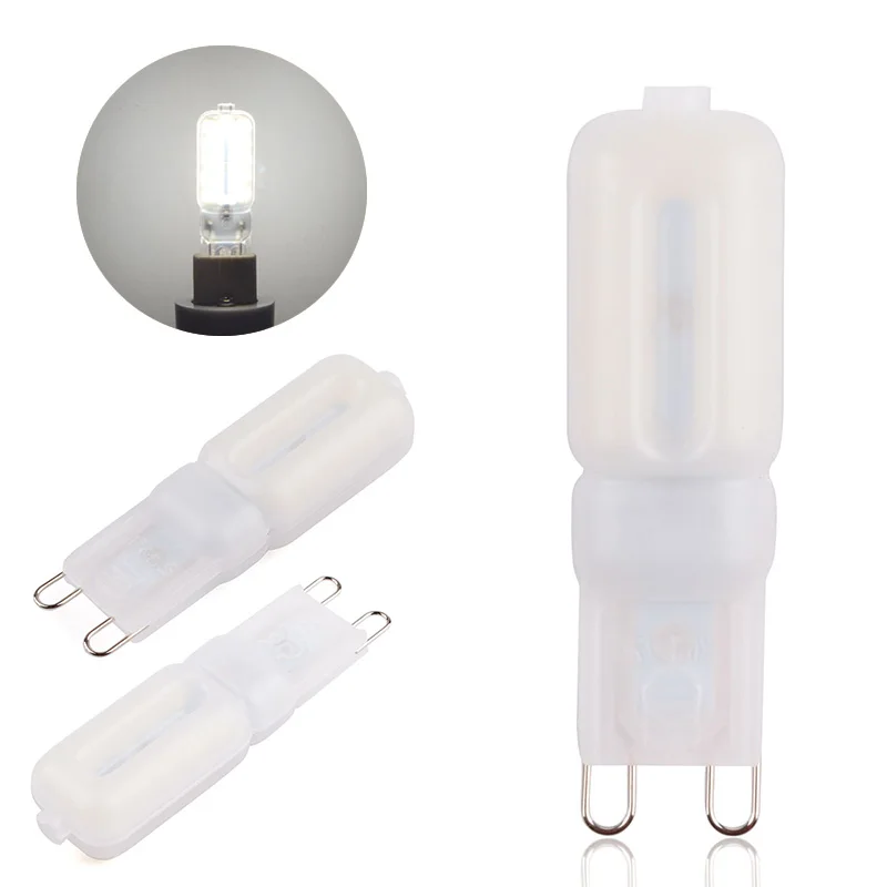 G9 2835SMD 22 светодиодный 5 Вт ПК скрабы оболочка 110V/220V светильник лампа для Кухня