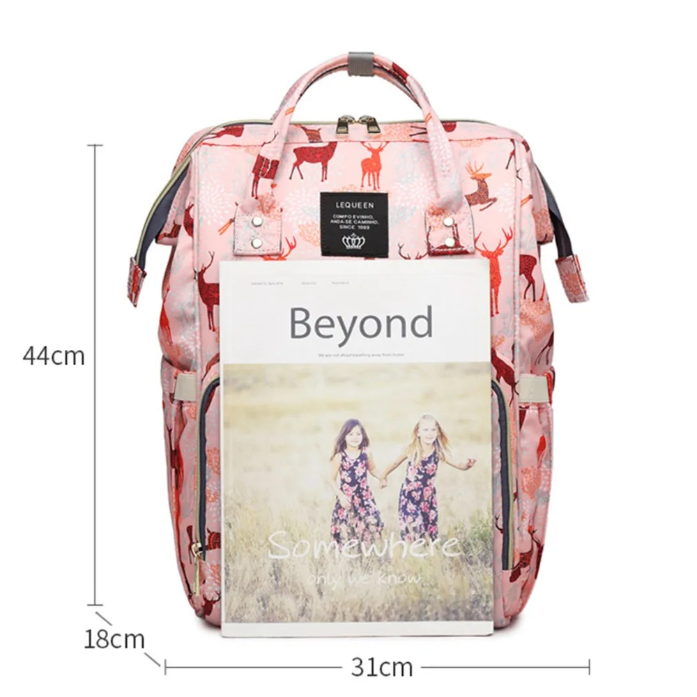 Lequeen Мумия подгузник для беременных многофункциональная сумка большая сумка для кормления рюкзак для путешествий дизайнерская сумка для