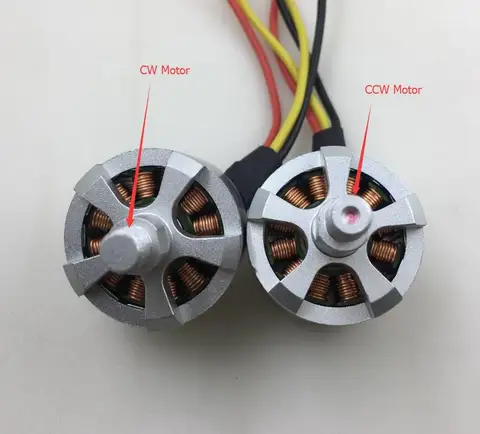 Pces + Ccw Pces para Upair-chase Peças de Reposição Motor Upair um rc Quadcopter Drone Acessórios Motores cw * 1