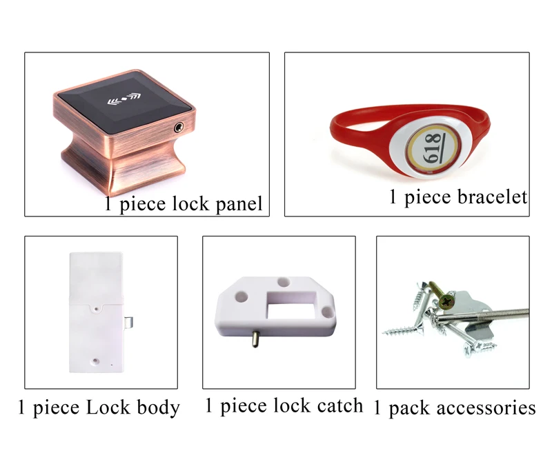 Дома цифровой замок шкафа ящика Электронный Keyless RFID карты блокировки шкафчика