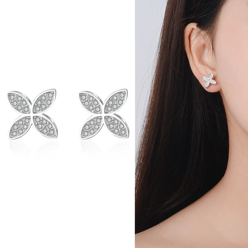 

S925 silver earrings,Simple sweet earrings,Jewelry & Accessories Fashion Jewelry,Earrings,Stud Earrings.