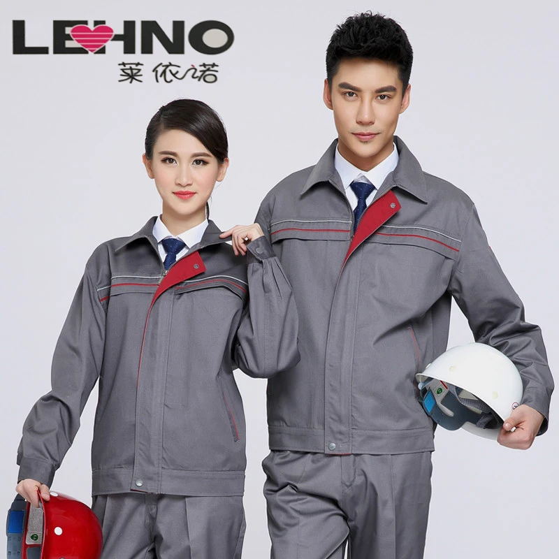 

Reflective Stripe Long-Sleeved Labor Work wear Protection Suit Workshop Garage Motor-Repair Work Clothes Men and Women S-4XL