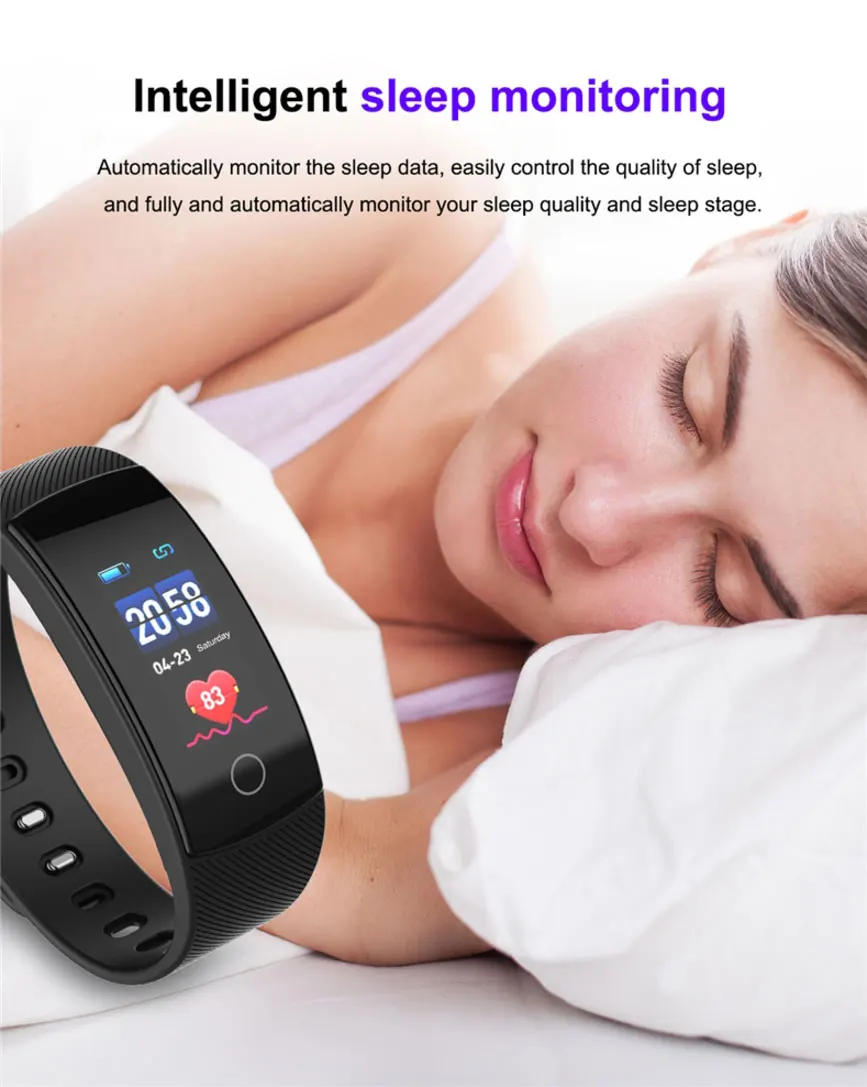 Smart wristband 1. браслет для отслеживания сна. браслет снится. умный сон браслет. Mi band 4c.