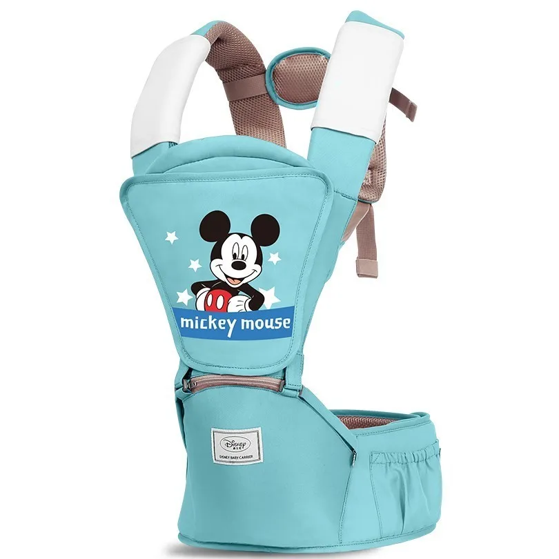 Disney Baby Carrier младенец Хипсит эргономичное переднее многофункциональное приспособление для переноски детей на открытом воздухе аксессуары disney - Цвет: 20201012