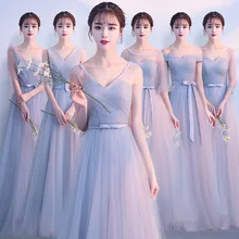 Элегантное темно-серое кружевное платье подружки невесты длинное для женщин Формальное свадебное платье для выпускного бала Светоотражающие платья robe de soiree