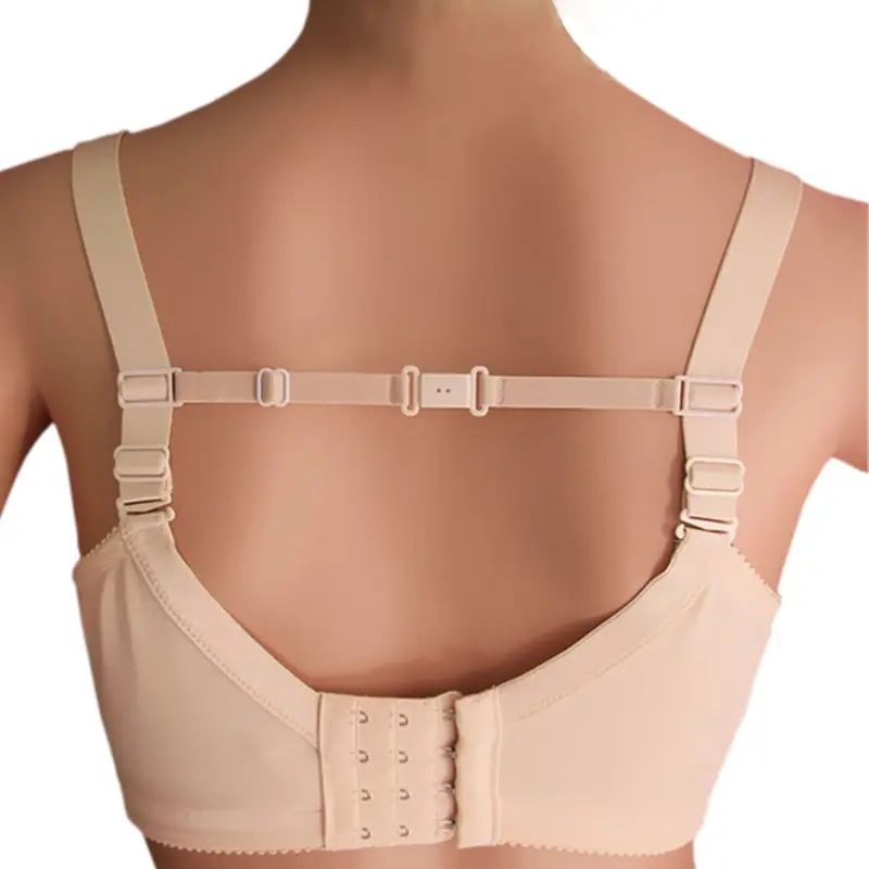 Women Elastic Anti Slip Bra Straps Adjustable Bra Strap Holder Belt With Back  Clips Breast Slip Resistant Belt Accessories