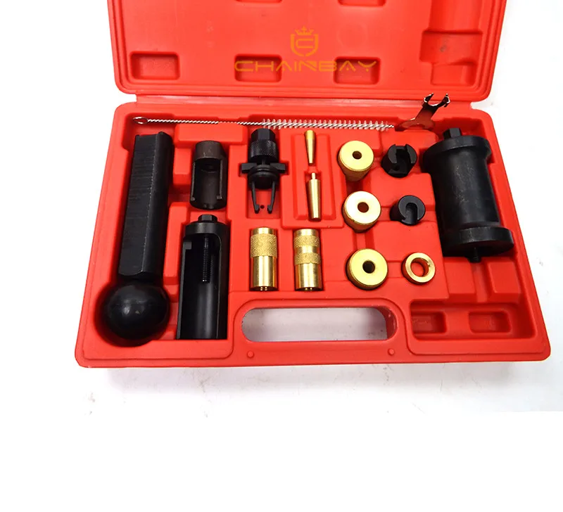 18 Piece FSI Injector Puller Set Injector Service Tool Kit for Audi Vw