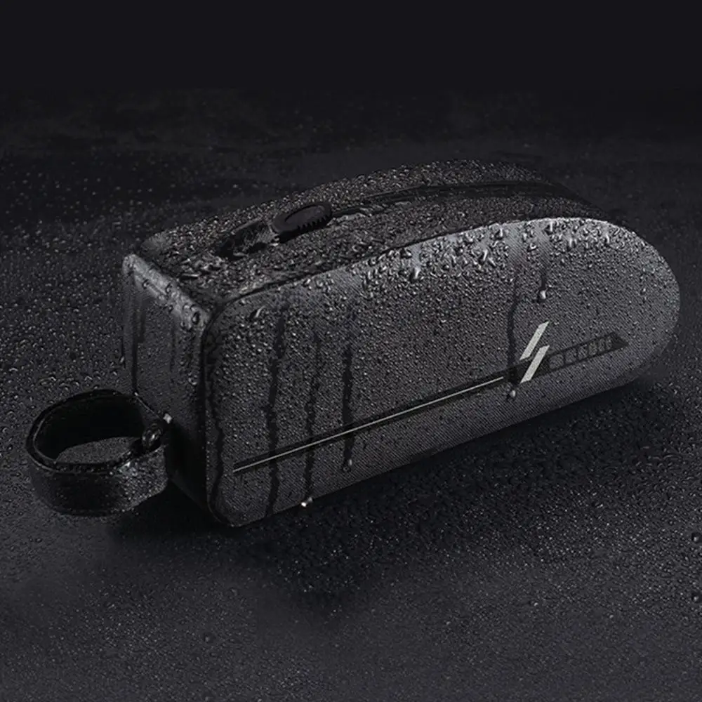 Discount Tourbon MTB Bicycle Cycling Bike Top Front Tube Bag Waterproof Frame Bag Big Capacity Pannier Case Bike Accessories 4