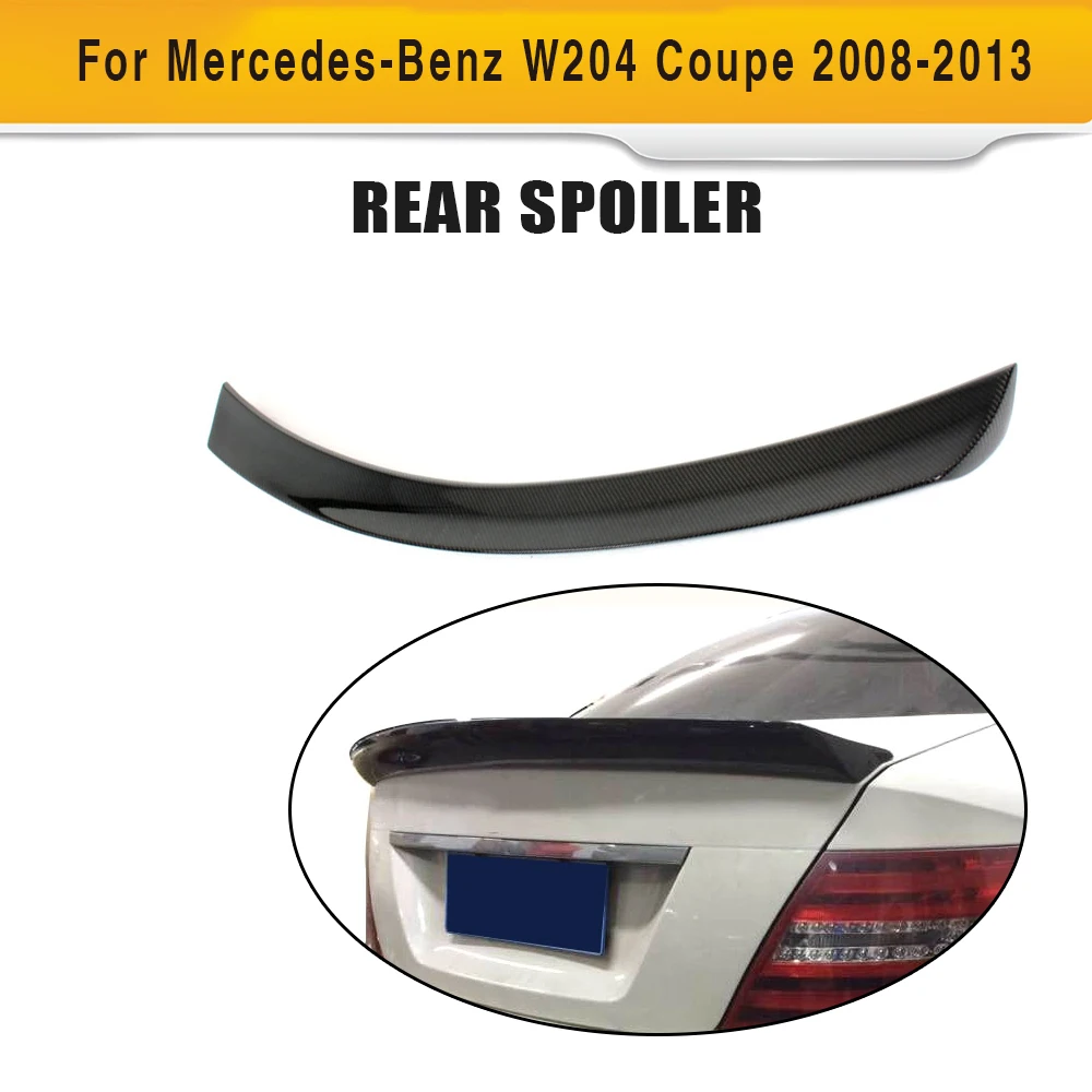 Задний спойлер для багажника из углеродного волокна класса C борт Mercedes Benz W204 C204 C63