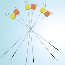 YINGTOUMAN 2 шт./лот прямой рот/рот крюк Колючая 360 Вращающийся полумягкие крючки проволока из нержавеющей стали крючок из высокоуглеродистой стали