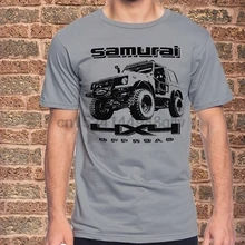 Off Road Fan Suzuki Samurai мягкая хлопковая Мужская футболка модные хлопковые топы Размер S 3Xl