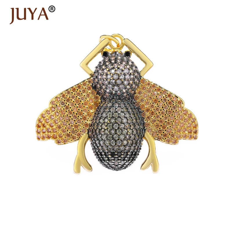 

2018 Summer NEW Trendy Creative 5 Styles Plated Gold Insect Dragonfly Bee Charms Pendants Handmade DIY Jewelry Accessories