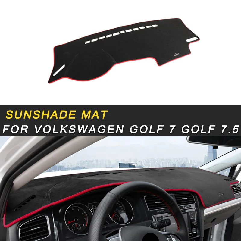 

For Volkswagen Golf 7 Golf 7.5 Car Styling Dashboard Cover Sunshade Mat Pad Cushion Cover Interior Accessories