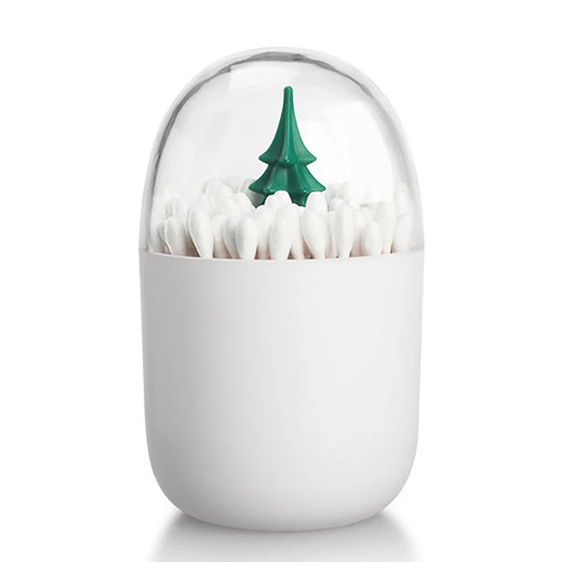 

1PCS Creative Cute cactus Toothpicks Holder Cotton Swab Box Cotton Bud Holder Case Table Decorate Storage Box Organizer