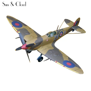 

1:32 DIY 3D Supermarine Spitfire IXc Type Fighter Plane Aircraft Paper Model Assemble Hand Work Puzzle Game DIY Kid Toy