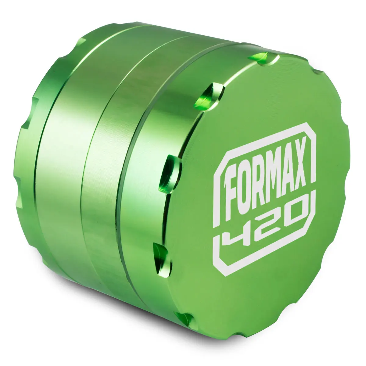 

Formax420 2.5 Inch 4 Parts Premium Quality Aluminium CNC Tobacco Grinder