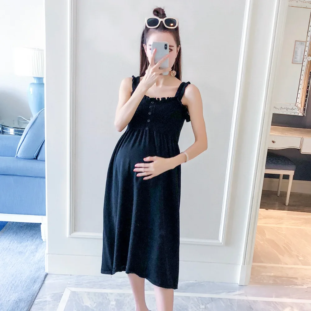 

Pregnant women sweater two-piece 2018 autumn and winter new fashion loose knit halter shirt loose long-sleeved cardigan suit