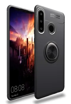 

Stand case Silicone with Ring for Huawei P30 Lite Black
