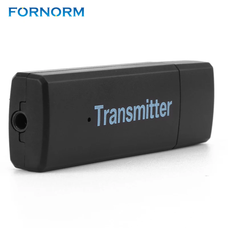

FORNORM Blutooth 3.0 Wireless Transmitter For Car Music Audio Bluetooth Receiver Adapter 3.5mm A2DP For TV iPod CD Player PC