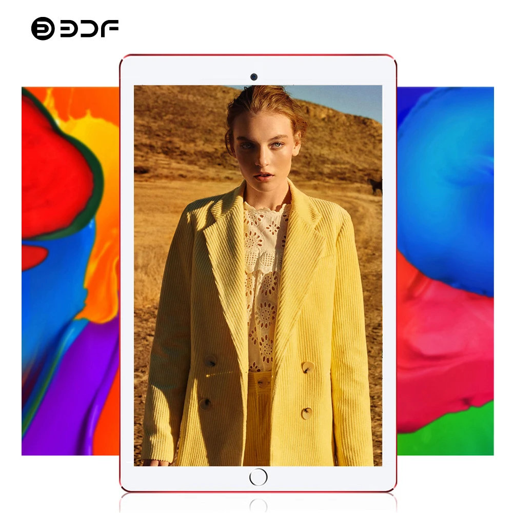 

BDF 10 Inch Tablet Pc 4GB+64GB Android Tablet Laptop Android 7.0 Octa Core 3G Phone Dual SIM Card WiFi Bluetooth Pc Tablet 10.1