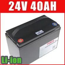 24 V литий-ионная батарея глубокого цикла 24 V 40AH Солнечная литий-ионная батарея робот зарядное устройство для гольф-автомобиля