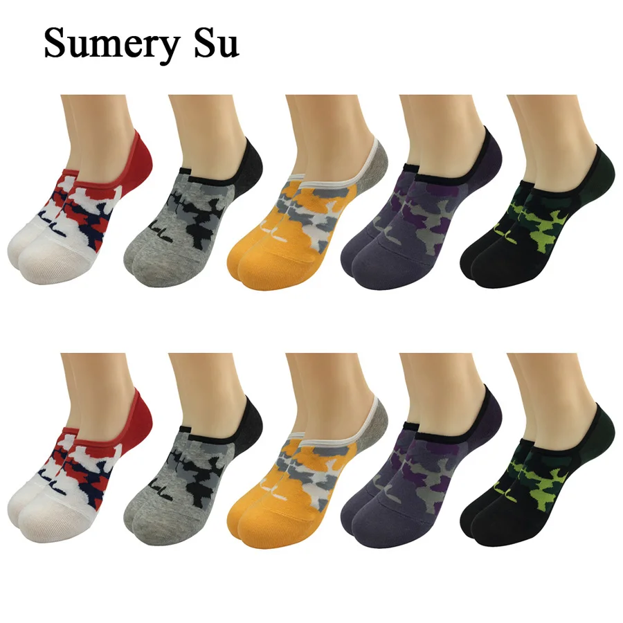 Носки мужские цветные короткие 10 пар/лот|ankle socks men|no showbrand men |