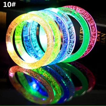 

Cartoon Light- Soft Jelly Bracelet Rings Brooch LED Flashing Maracas Light Sticks Toy Gift Glow Party birthday wedding Christmas
