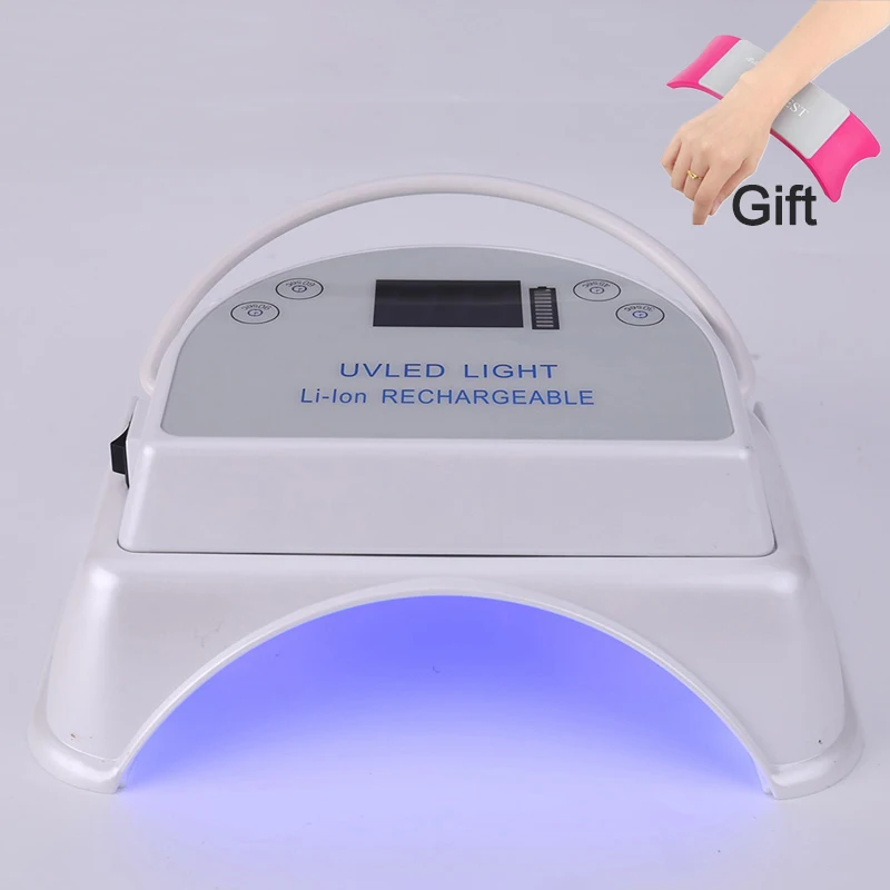 

64W Ice Lamp LED UV Lamp Nail Dryer For Manicure For All Gel Wireless 5000mAh Rechargeable Portable Nail Art Tools Nail Dryers