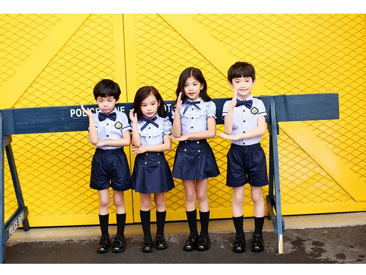 Детские школьные костюмы для девочек и мальчиков, летняя японская Корейская школьная одежда, одежда для косплея, Школьный костюм для девочек