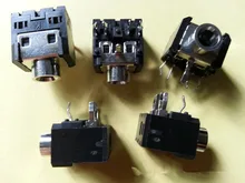 10PCS 3.5mm Female Audio Connector 5 Pin DIP Headphone Jack Socket PJ-306