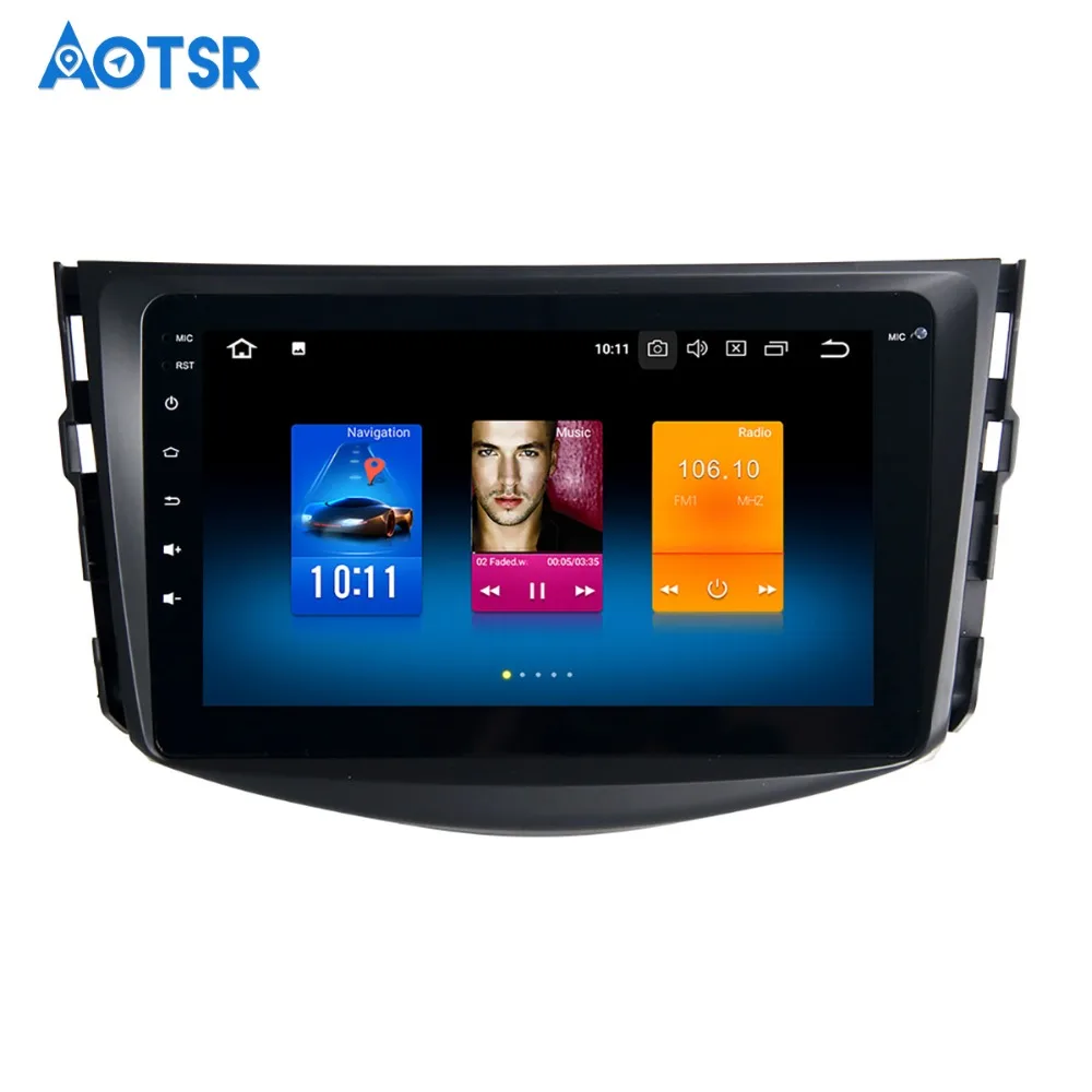 Clearance 8 Inch IPS Android 8.0 Car Radio 4G+32G for Toyota RAV4 2009 2010 2011 2012 Car Stereo Multmedia 4*50W support Wifi Blueteeth 5