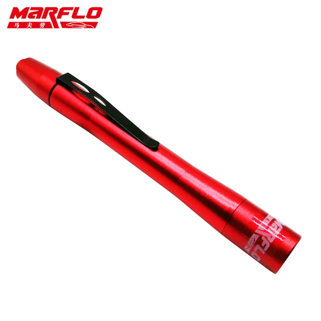 Marflo Car Paint Checking Swirl Finder Light Pen Lighter for Car Washing and Paint Finish Tools