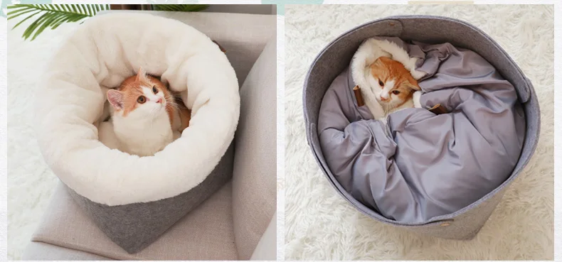 HOOPET корзина для кошек кровать для собак для кошек теплая кровать домики для собаки для кошек товары для домашних животных дом для кошек щенок мягкий удобный дом