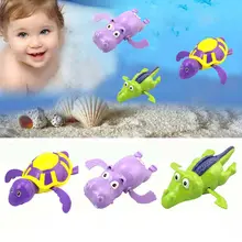 Новинка, горячая Распродажа, Заводной, Заводной, милый крокодил, черепаха, бегемот, малыш, малыш, для купания, для купания, для ванны, для игр, игрушки