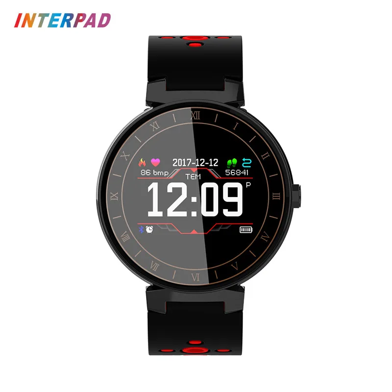 New Arrival Interpad Smart Bracelet IP68 Waterproof Sport Fitness Wristband Blood Pressure Smartband Heart Rate Monitor For Men