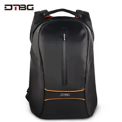 DTBG рюкзак черный нейлон мягкие сумки для ноутбука молния большой емкости водонепроницаемый трек Mochilas для мужчин и женщин Бизнес школьная