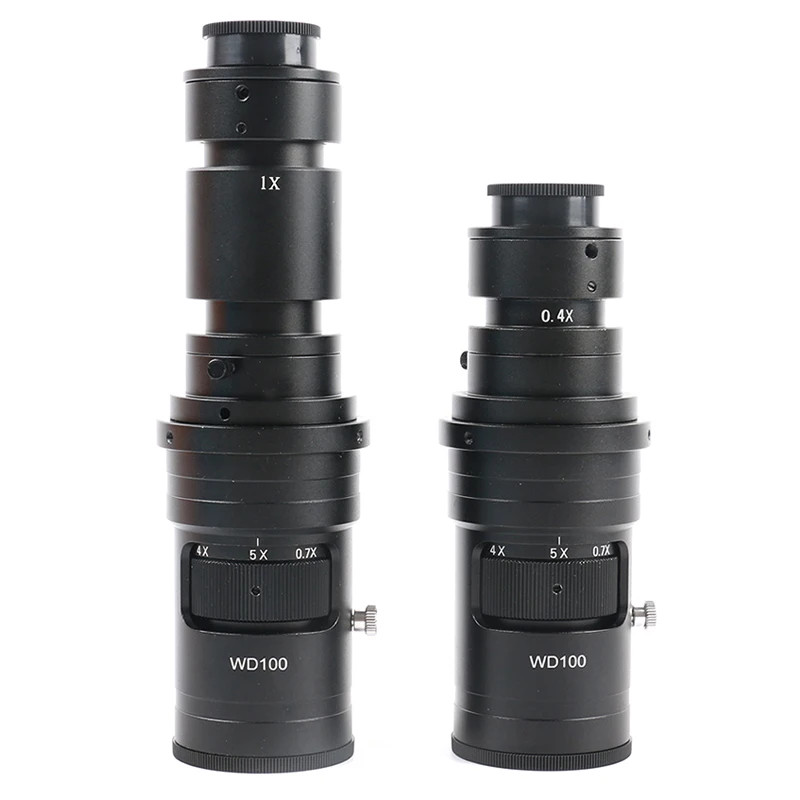  200X 500X FHD 0.7X-5X Adjustable Magnification Continuously Variable C mount Zoom Lens For HDMI VGA